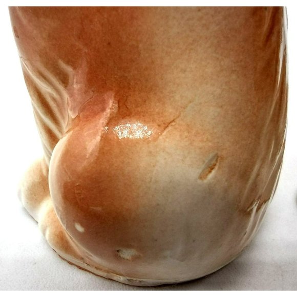 Salt and Pepper Shakers Pretty Cat with Ribbon Vintage Japan 4 Inch Porcelain - Picture 11 of 15